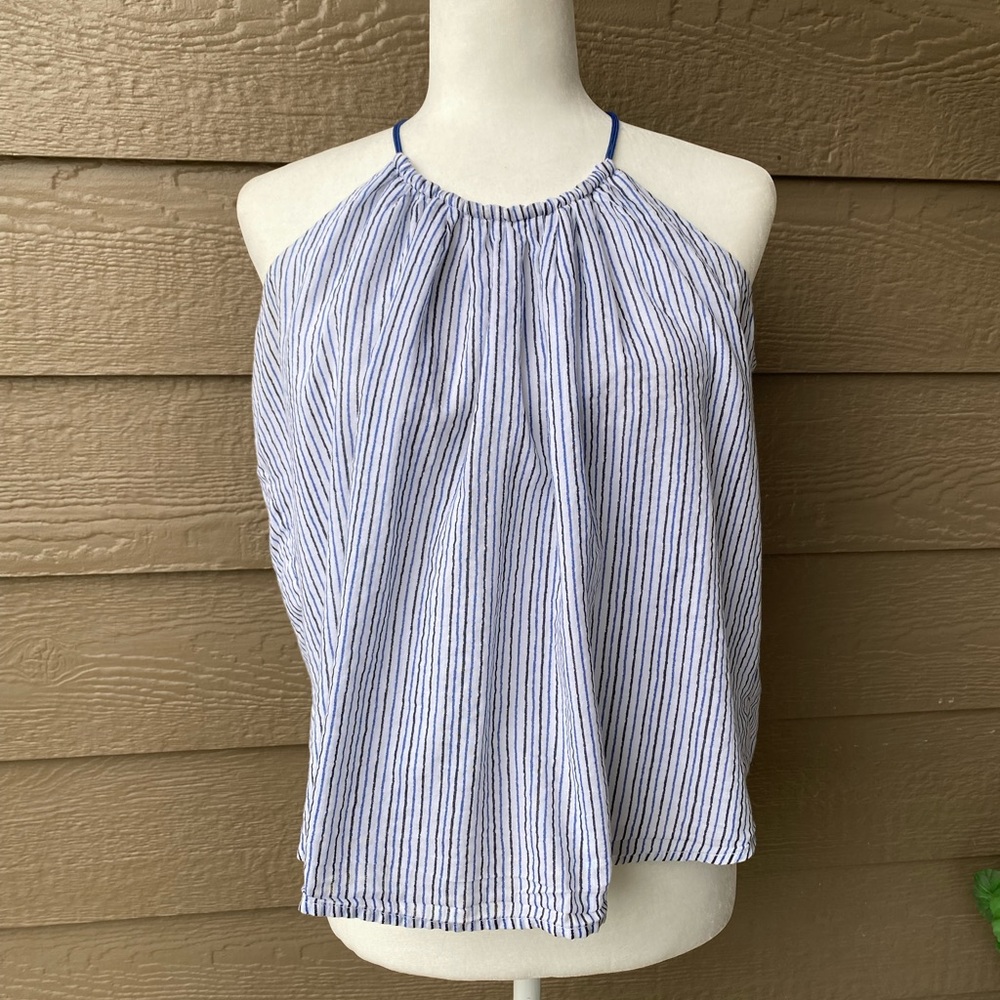 Converse One Star Women Blue Tank Top XL